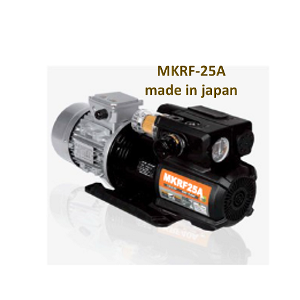 건식 진공 펌프 무오일 오일프리 MKRF-25A 배기량 480ℓ/min 1마력 진공도 90Kpa 680mmHg Made in JAPAN